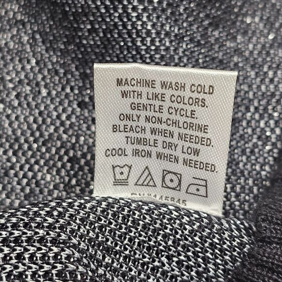 Alison Andrews Womens Sweater Dress Size 1X Metallic Ombre Glam Event Silver - Picture 8 of 11